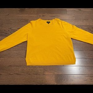 J.Crew Mustard yellow cashmere sweater